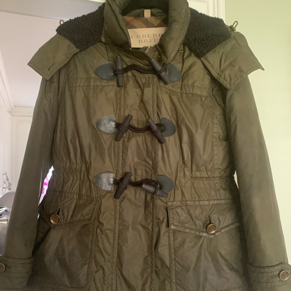 Burberry Brit green Worthington Down Jacket- LARGE